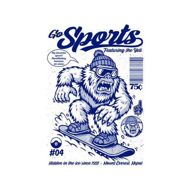 Go Sports Yeti-None-Removable Cover w Insert-Throw Pillow-Eoli Studio