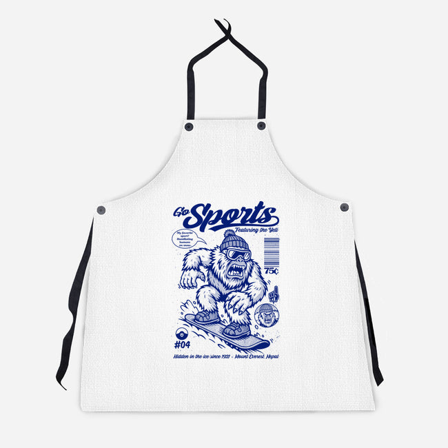 Go Sports Yeti-Unisex-Kitchen-Apron-Eoli Studio