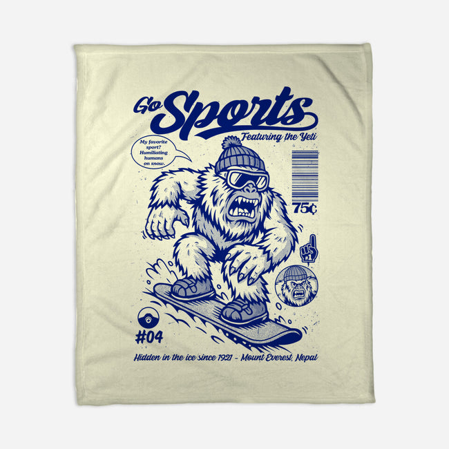 Go Sports Yeti-None-Fleece-Blanket-Eoli Studio