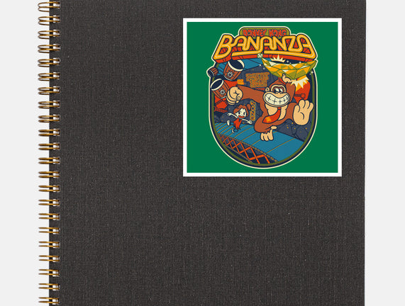 DK Bananza Retro Poster