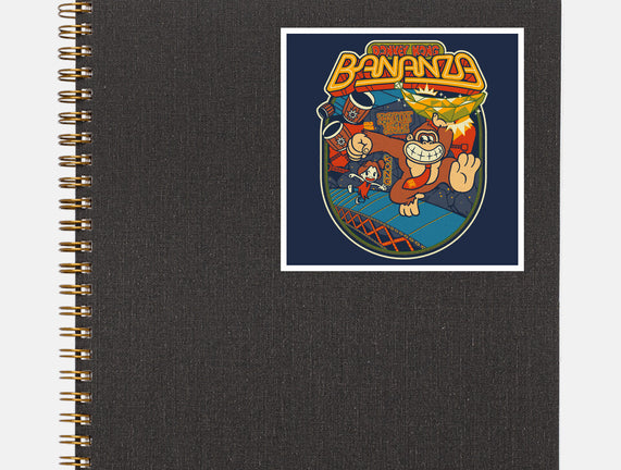 DK Bananza Retro Poster