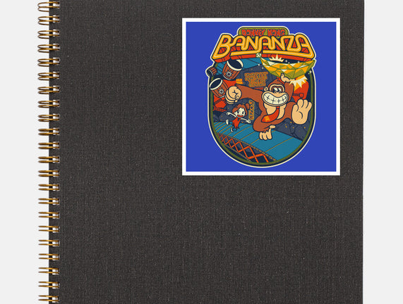 DK Bananza Retro Poster