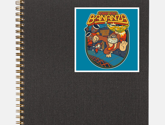 DK Bananza Retro Poster