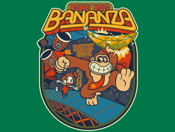 DK Bananza Retro Poster