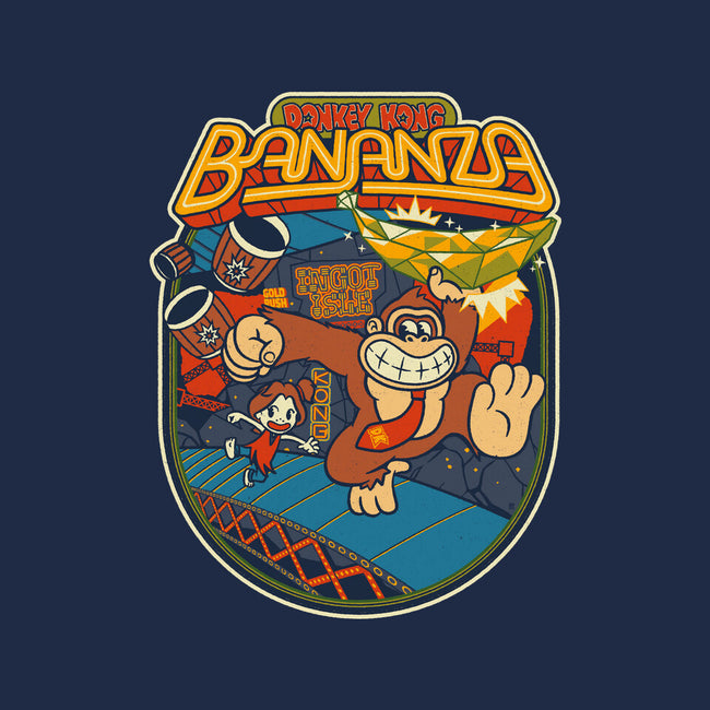 DK Bananza Retro Poster-Mens-Basic-Tee-raffaus
