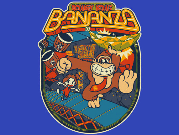 DK Bananza Retro Poster