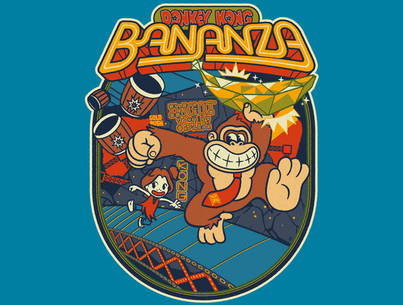 DK Bananza Retro Poster