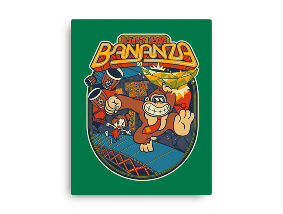 DK Bananza Retro Poster