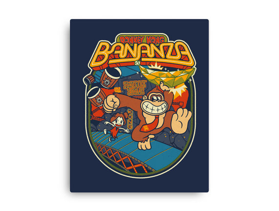 DK Bananza Retro Poster