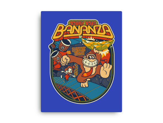 DK Bananza Retro Poster