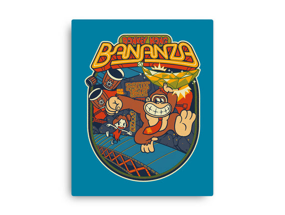 DK Bananza Retro Poster