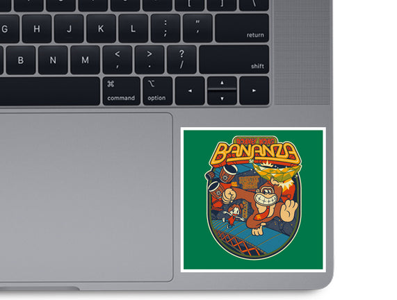 DK Bananza Retro Poster