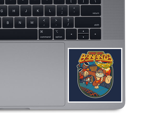 DK Bananza Retro Poster
