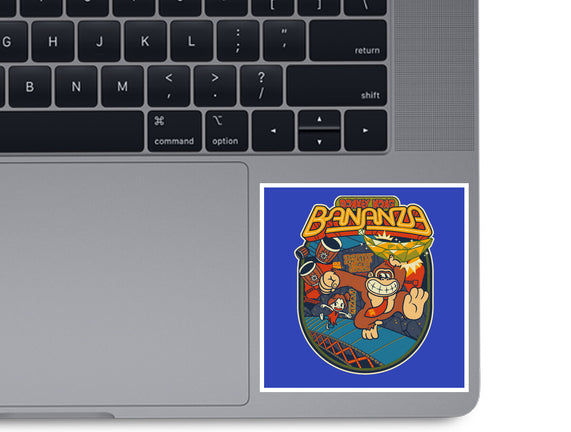 DK Bananza Retro Poster