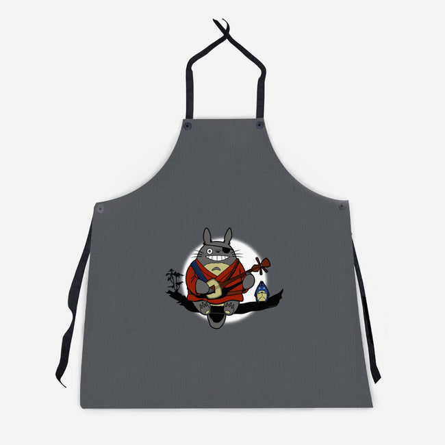 My Neighbor & The Two Strings-Unisex-Kitchen-Apron-Boggs Nicolas