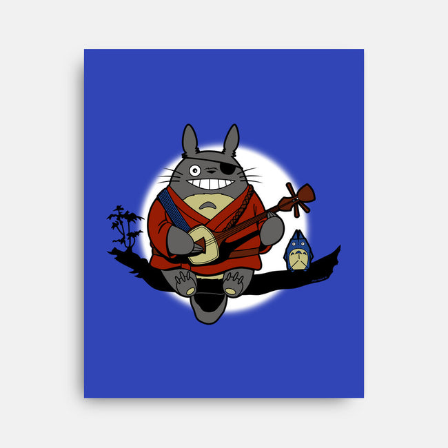 My Neighbor & The Two Strings-None-Stretched-Canvas-Boggs Nicolas