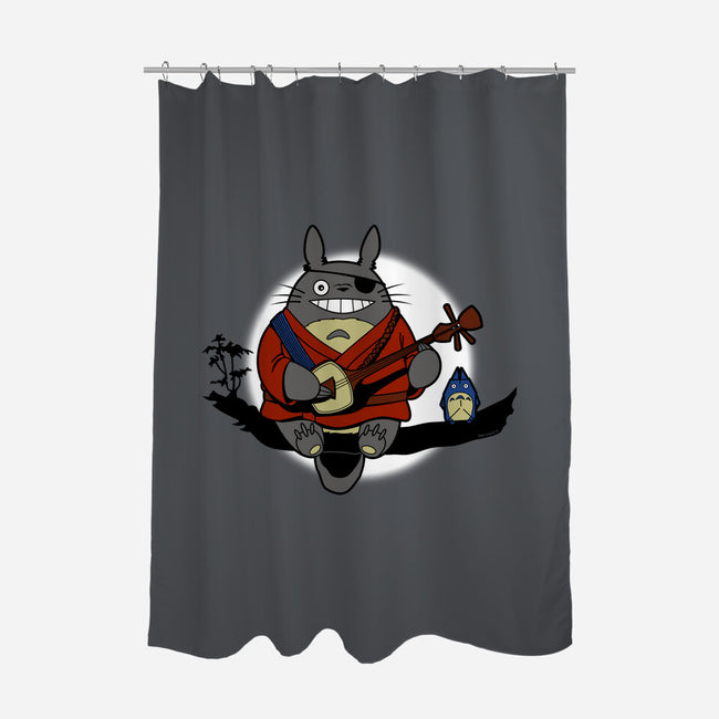 My Neighbor & The Two Strings-None-Polyester-Shower Curtain-Boggs Nicolas