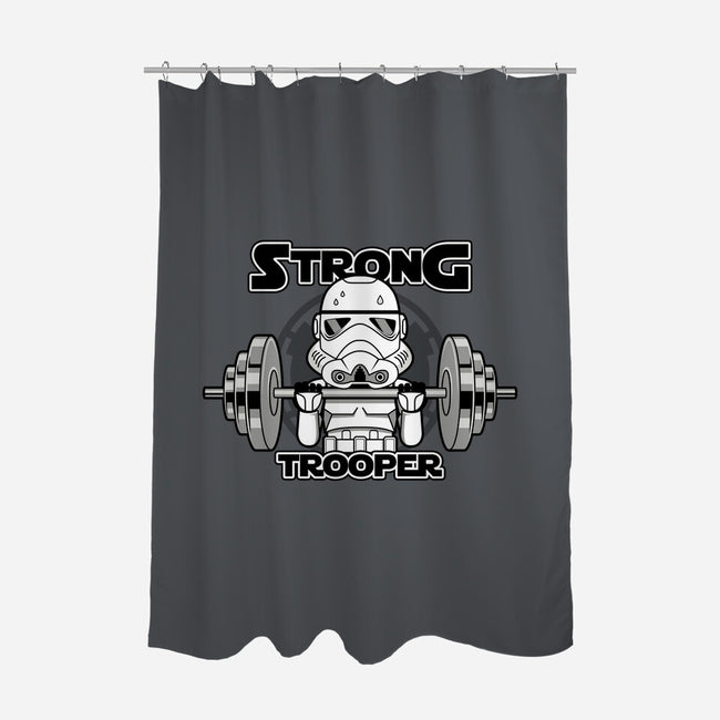 Strong Trooper-None-Polyester-Shower Curtain-Boggs Nicolas