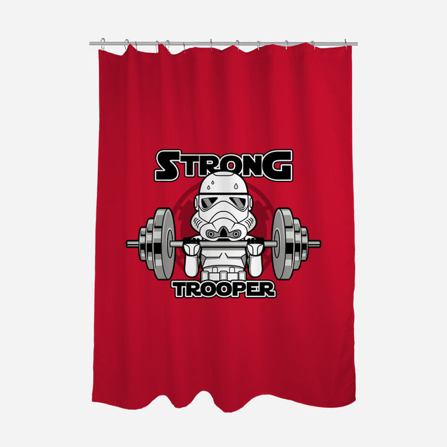 Strong Trooper-None-Polyester-Shower Curtain-Boggs Nicolas