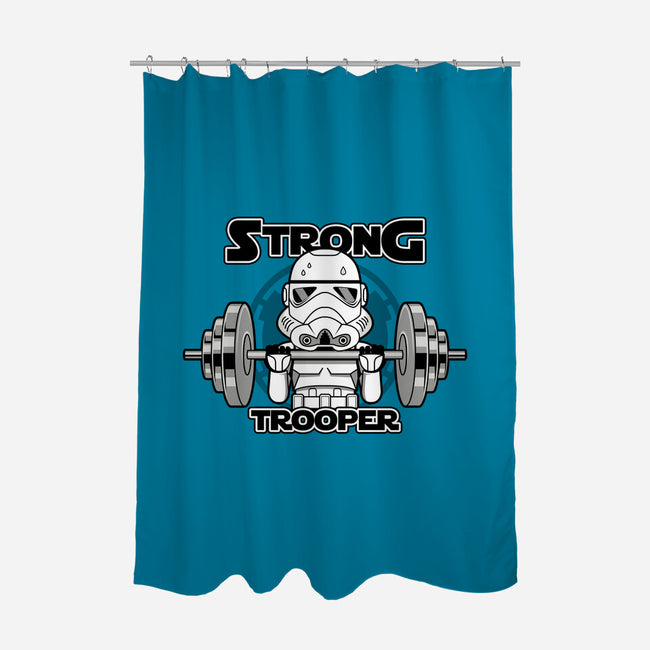 Strong Trooper-None-Polyester-Shower Curtain-Boggs Nicolas