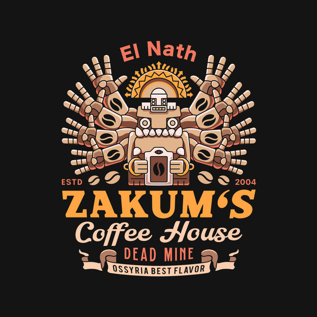Zakum Coffee Emblem-Unisex-Kitchen-Apron-LAGELANTEE