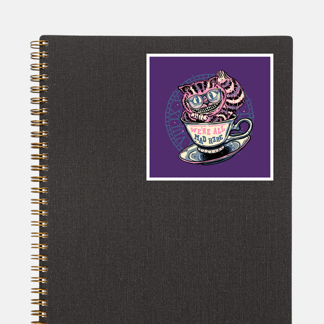 Mad Tea Cup-None-Glossy-Sticker-glitchygorilla