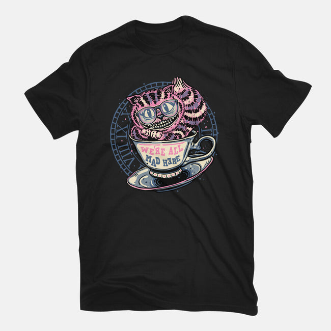 Mad Tea Cup-Womens-Basic-Tee-glitchygorilla