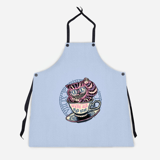 Mad Tea Cup-Unisex-Kitchen-Apron-glitchygorilla