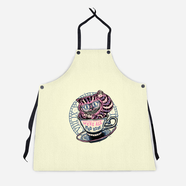 Mad Tea Cup-Unisex-Kitchen-Apron-glitchygorilla