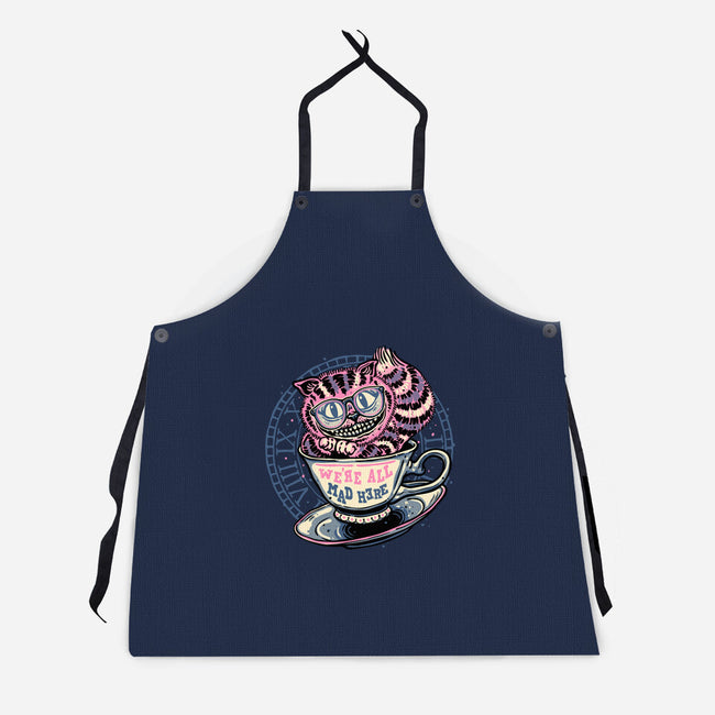 Mad Tea Cup-Unisex-Kitchen-Apron-glitchygorilla