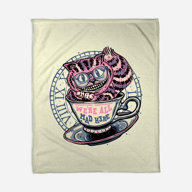 Mad Tea Cup-None-Fleece-Blanket-glitchygorilla