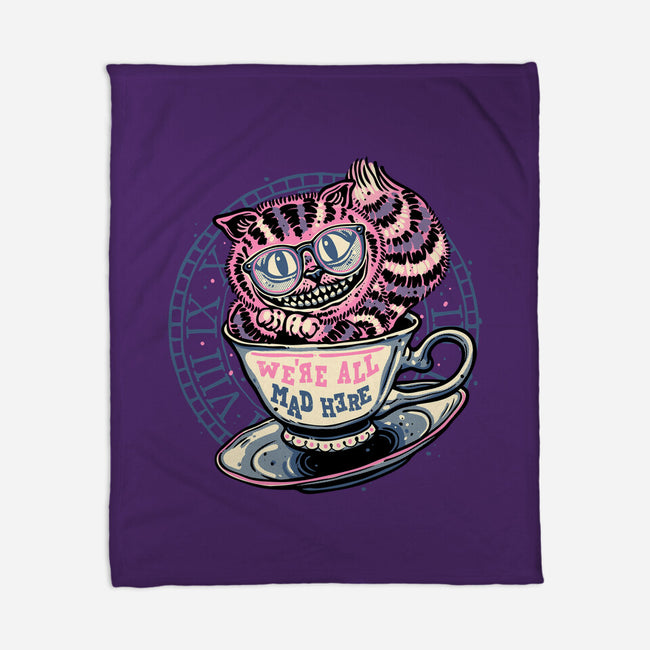 Mad Tea Cup-None-Fleece-Blanket-glitchygorilla