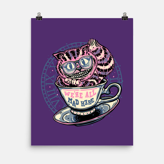 Mad Tea Cup-None-Matte-Poster-glitchygorilla