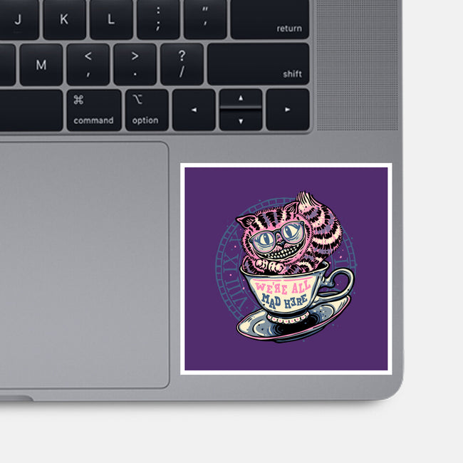 Mad Tea Cup-None-Glossy-Sticker-glitchygorilla
