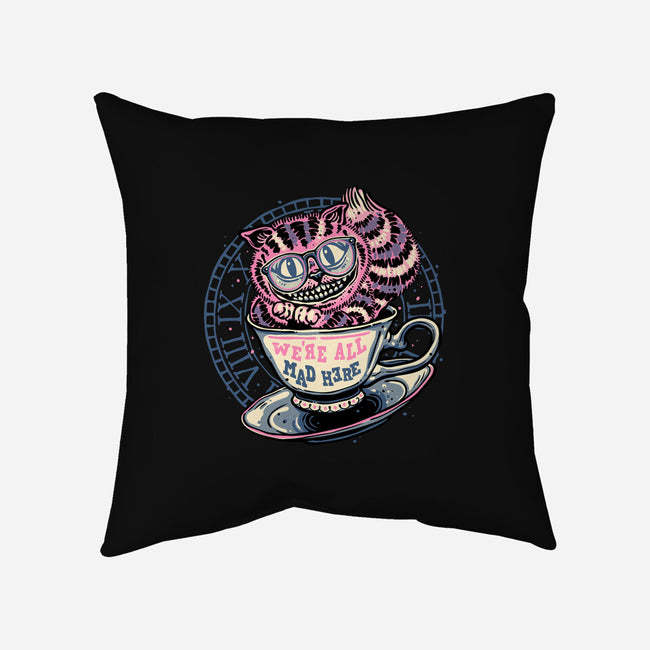 Mad Tea Cup-None-Removable Cover w Insert-Throw Pillow-glitchygorilla