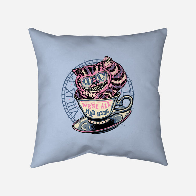 Mad Tea Cup-None-Removable Cover w Insert-Throw Pillow-glitchygorilla
