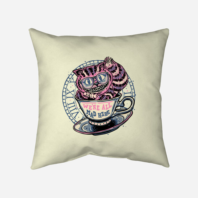 Mad Tea Cup-None-Removable Cover w Insert-Throw Pillow-glitchygorilla