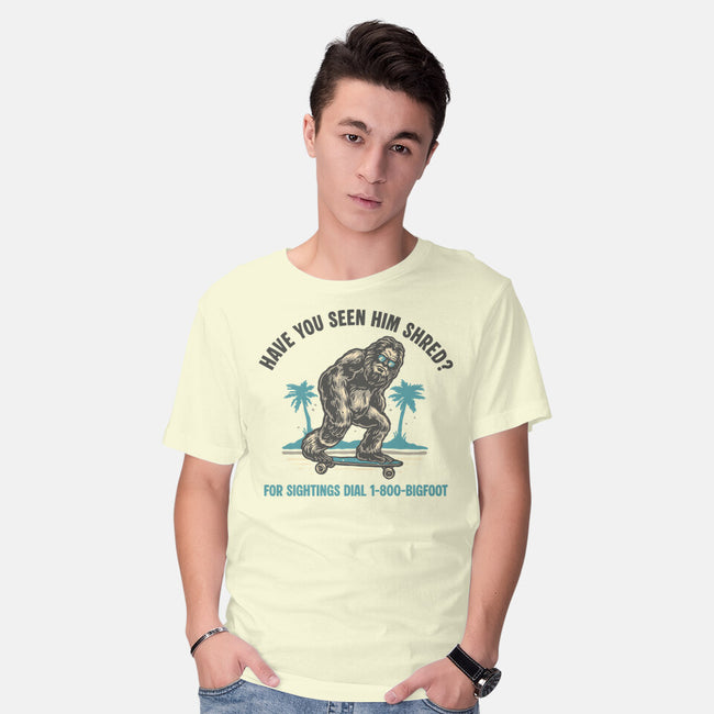 Have You Seen Him Shred-Mens-Basic-Tee-glitchygorilla