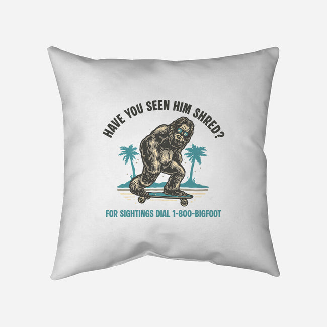 Have You Seen Him Shred-None-Removable Cover w Insert-Throw Pillow-glitchygorilla