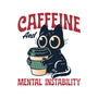 Caffeine And Mental Instability-Womens-Fitted-Tee-Popnotic