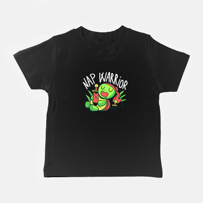 Nap Warrior-Baby-Basic-Tee-FunkVampire