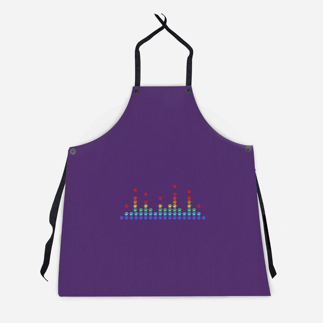 Paw Beats-Unisex-Kitchen-Apron-erion_designs