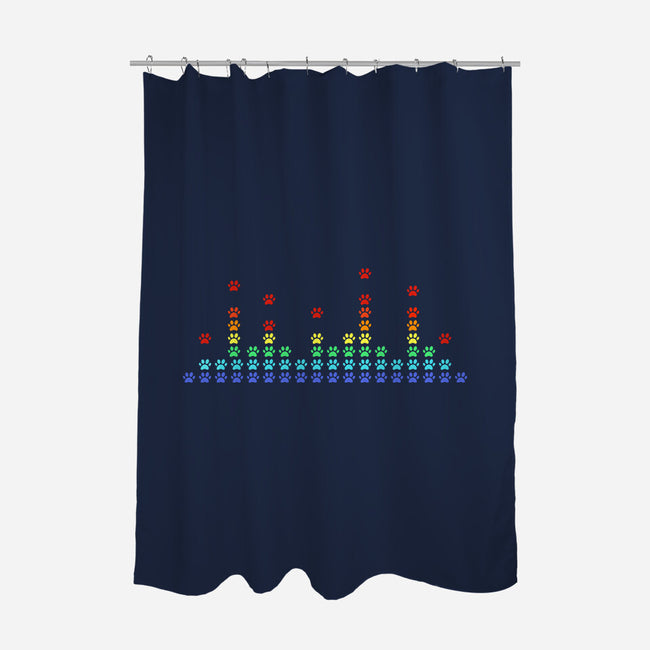 Paw Beats-None-Polyester-Shower Curtain-erion_designs