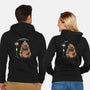 Capybara Bus Stop-Unisex-Zip-Up-Sweatshirt-glitchygorilla