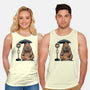 Capybara Bus Stop-Unisex-Basic-Tank-glitchygorilla