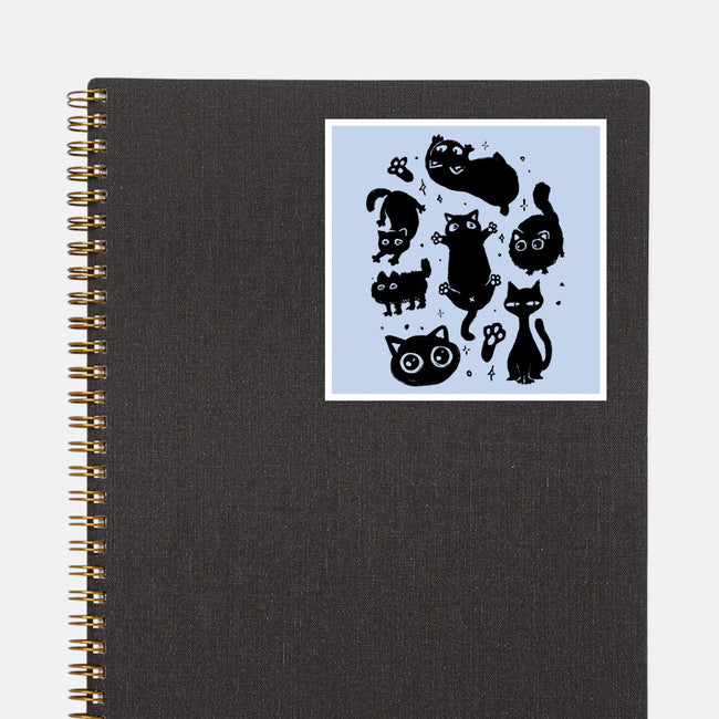 The Black Floofs-None-Glossy-Sticker-eduely