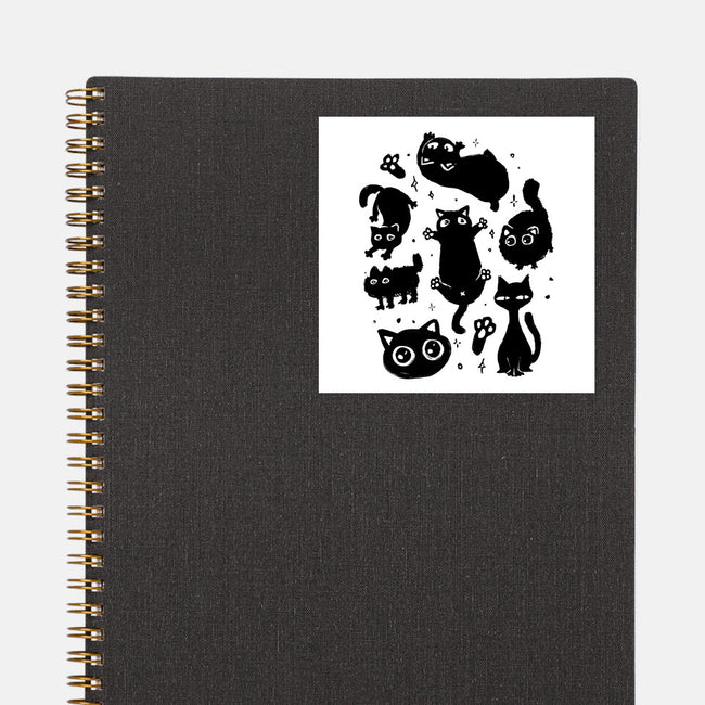 The Black Floofs-None-Glossy-Sticker-eduely