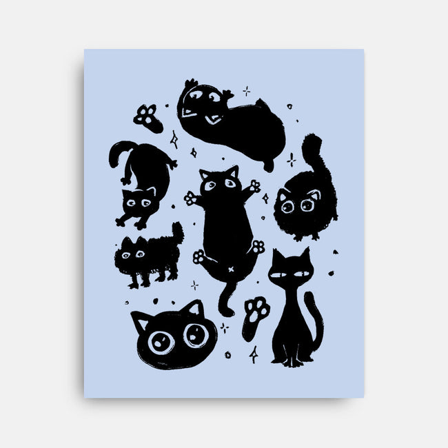 The Black Floofs-None-Stretched-Canvas-eduely