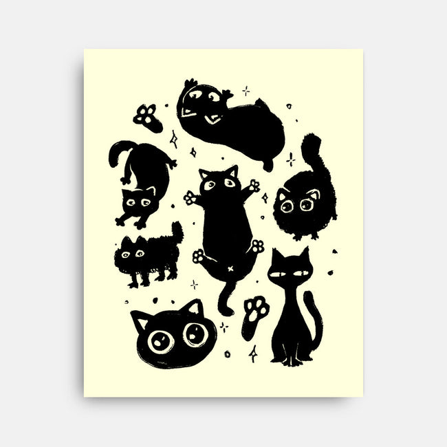 The Black Floofs-None-Stretched-Canvas-eduely