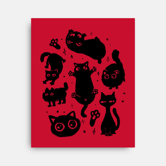 The Black Floofs-None-Stretched-Canvas-eduely